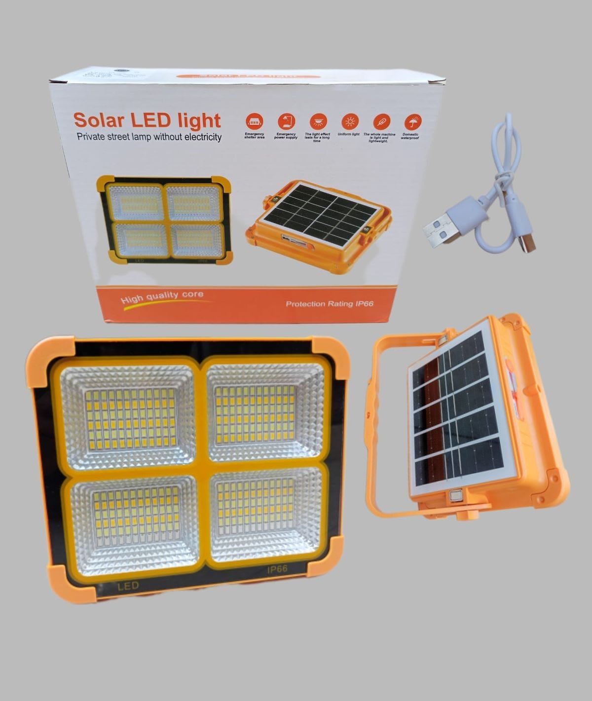 300W Led Rechargeable Solar light preview 3