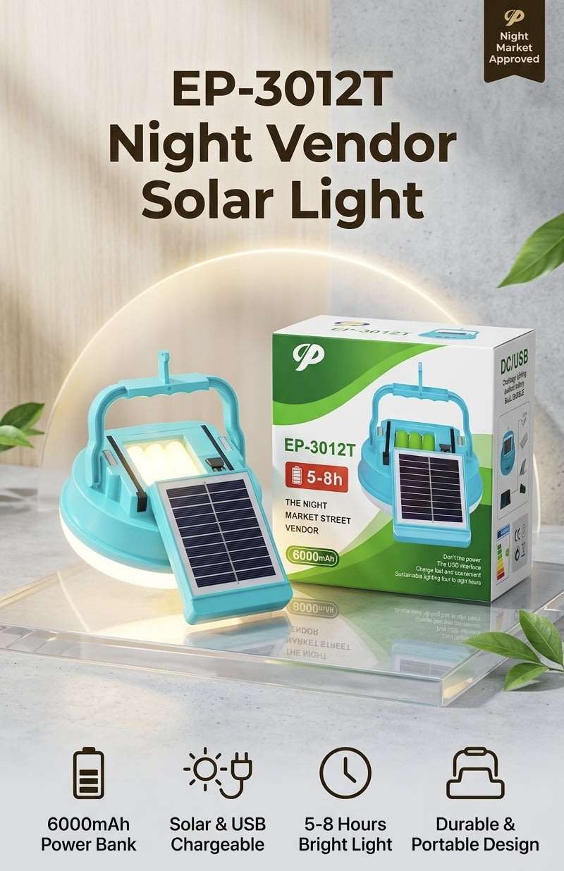 EP-3012T Night Vendor Solar Light