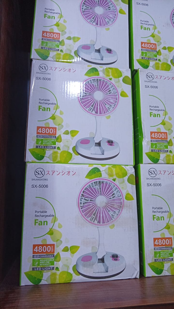 SHUANGXIONG SX-5006 Portable Folding Fan & LED Emergency Light alternate view