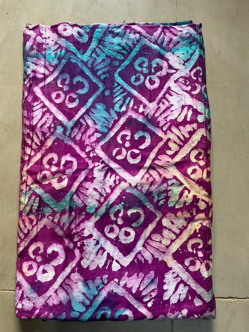 Artisanal Heritage Adire – Hand-Crafted Multi-Tone Textile