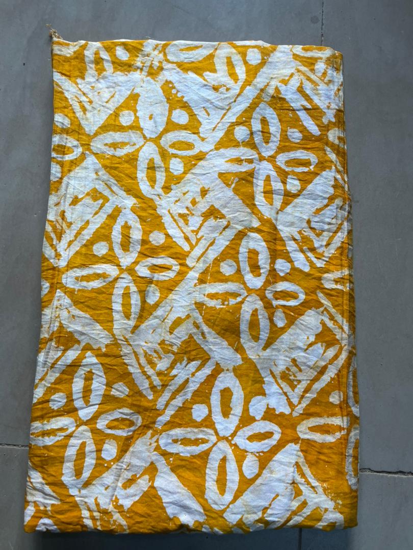 Artisanal Heritage Adire – Hand-Crafted Multi-Tone Textile