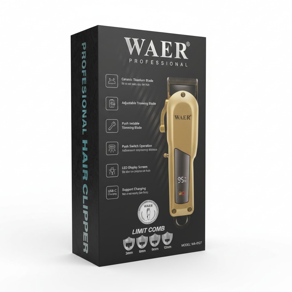 Professional Men’s Grooming Kit – Rechargeable Hair Clipper & Trimmer Set - 3