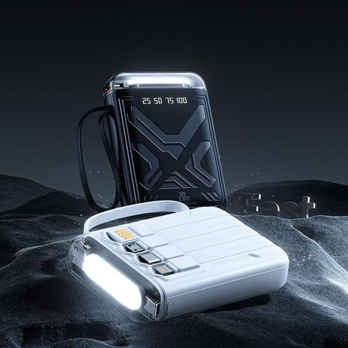 TiLECC TC8516Mini 4-wire 20000 MAh Digital Display LED Light Compact Portable Power Supply preview 2