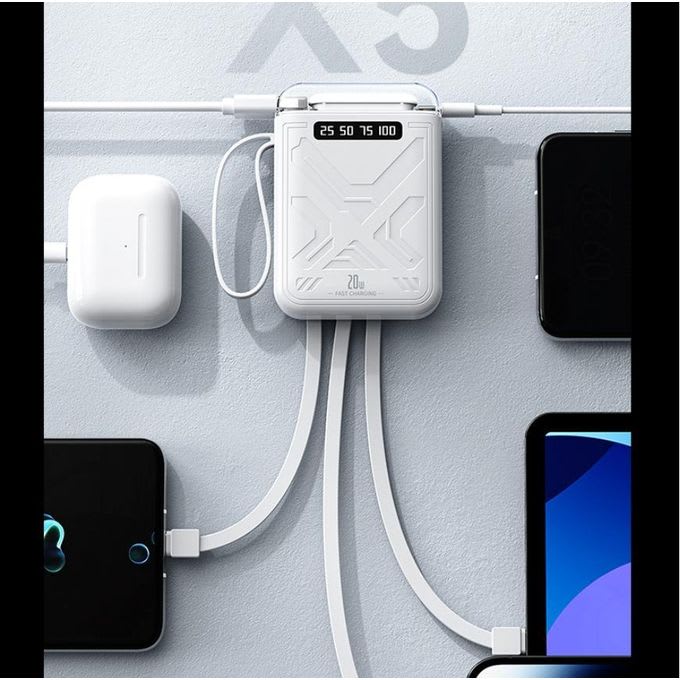 TiLECC TC8516Mini 4-wire 20000 MAh Digital Display LED Light Compact Portable Power Supply preview 3
