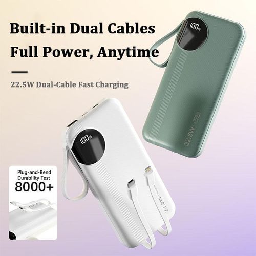 GDTINA 10000mAh 22.5W Super Fast Charging Pøwer Bank-black preview 2