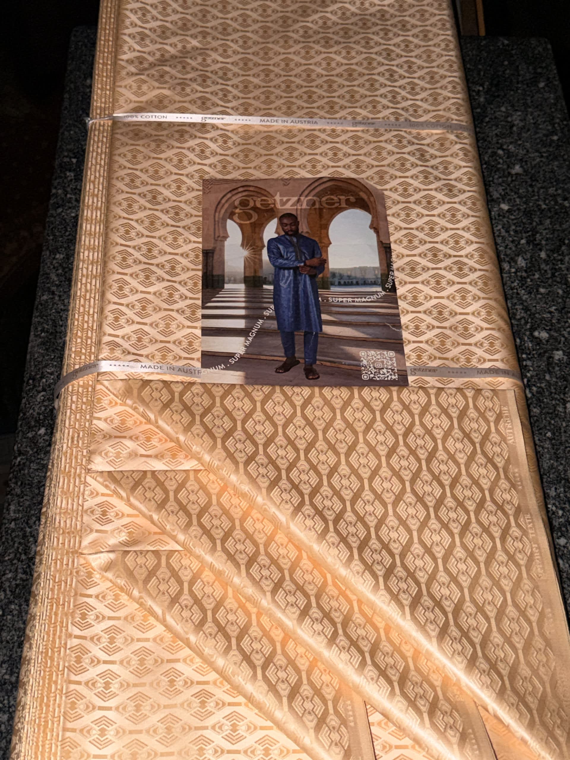 Original Getzner Super Magnum Bazin Riche Brocade (Made in Austria) - 2