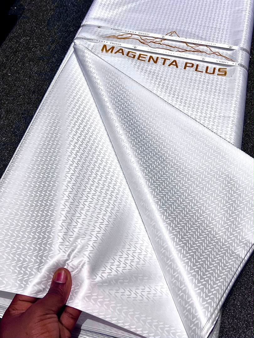 Magenta Plus Premium Bazin Riche / Shadda Brocade - 5