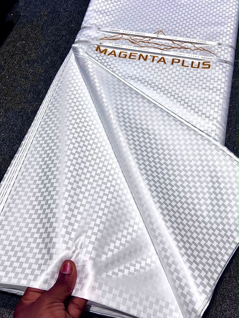 Magenta Plus Premium Bazin Riche / Shadda Brocade - 1