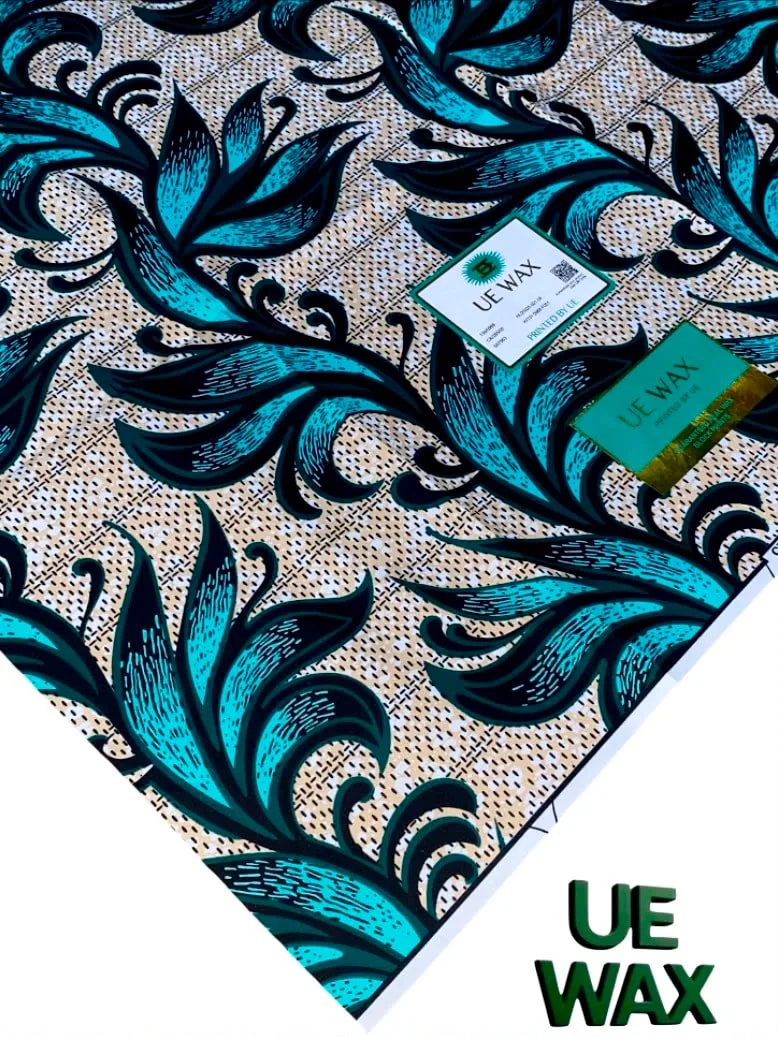 UE WAX African Print Fabric (6 yards) - 4