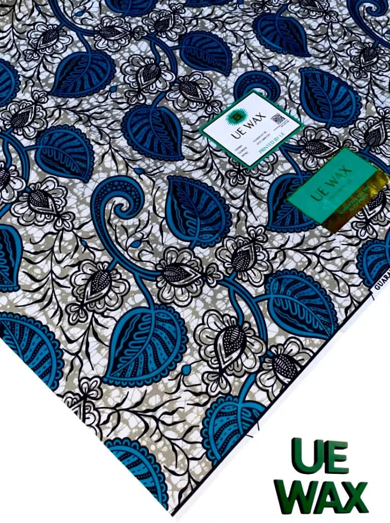 UE WAX African Print Fabric (6 yards) - 10
