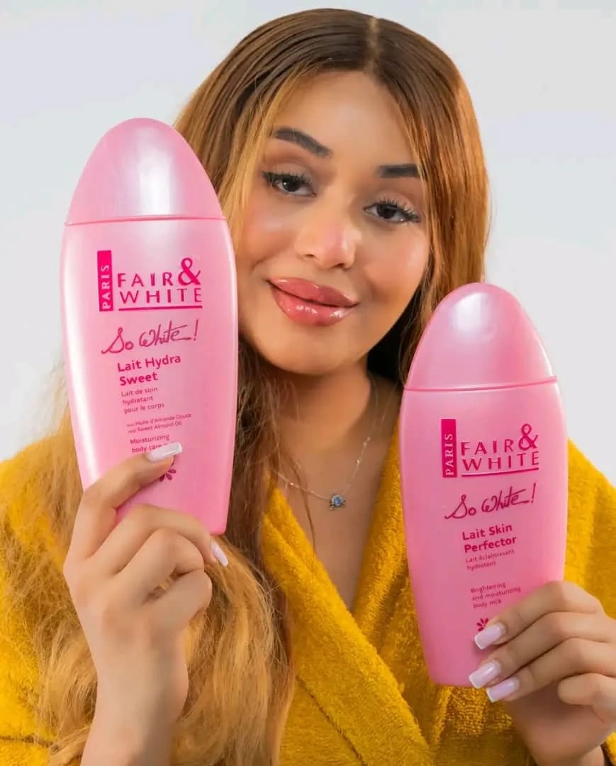 Fair & White Paris So White! Body Lotion Collection – Lait Hydra Sweet & Lait Skin Perfector (500ml)