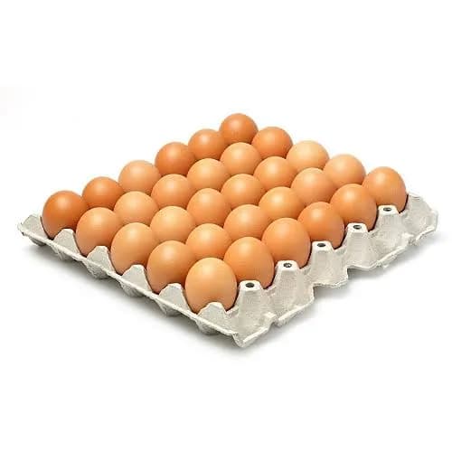 1 crate Farm-Fresh Jumbo Sized Brown Table Eggs