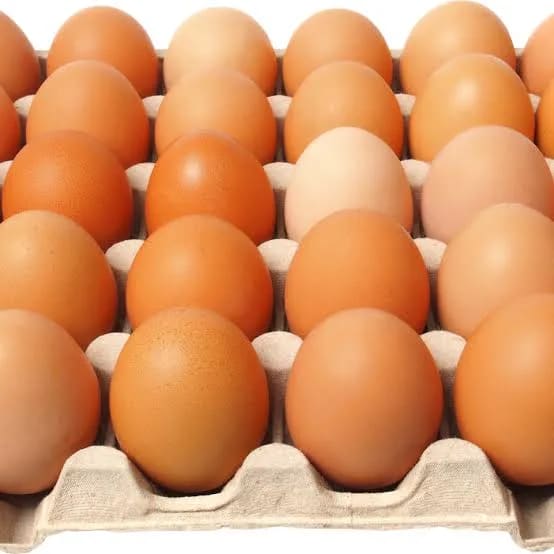 1 crate Farm-Fresh Jumbo Sized Brown Table Eggs preview 2