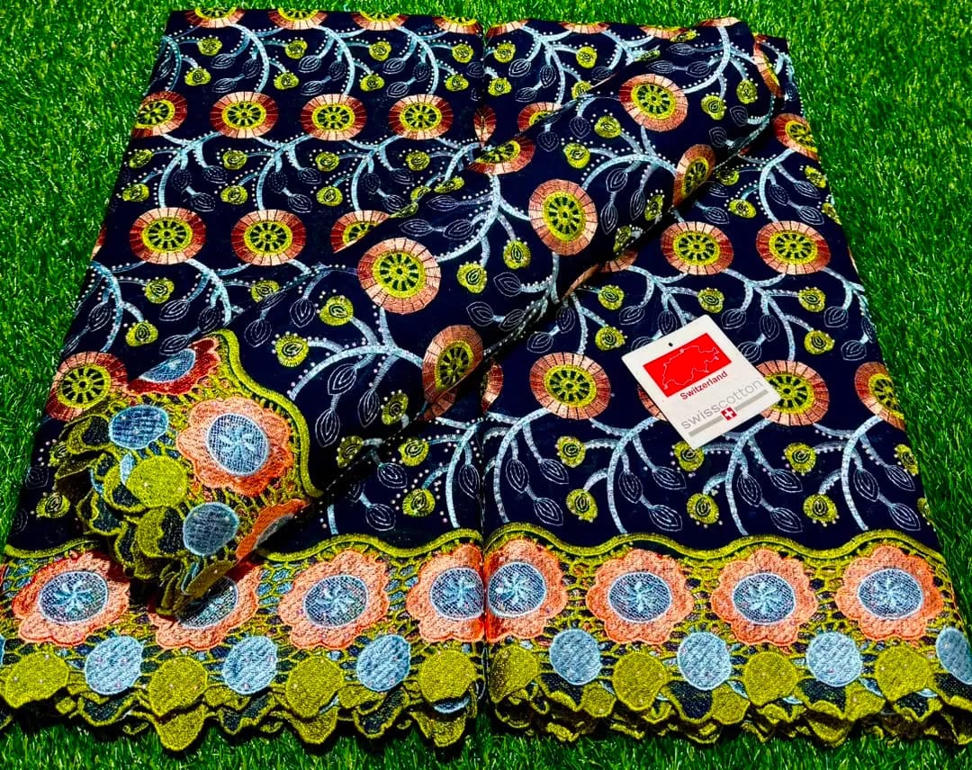Luxury Swiss Voile Lace Fabric(5 Yards / Swiss Cotton) - 2