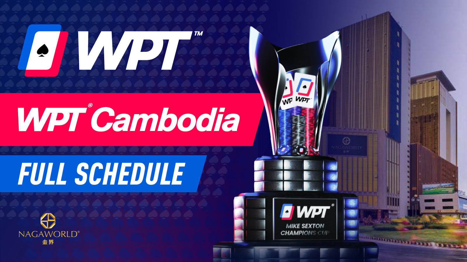 WPT Cambodia Championship 2025 Schedule Announced
