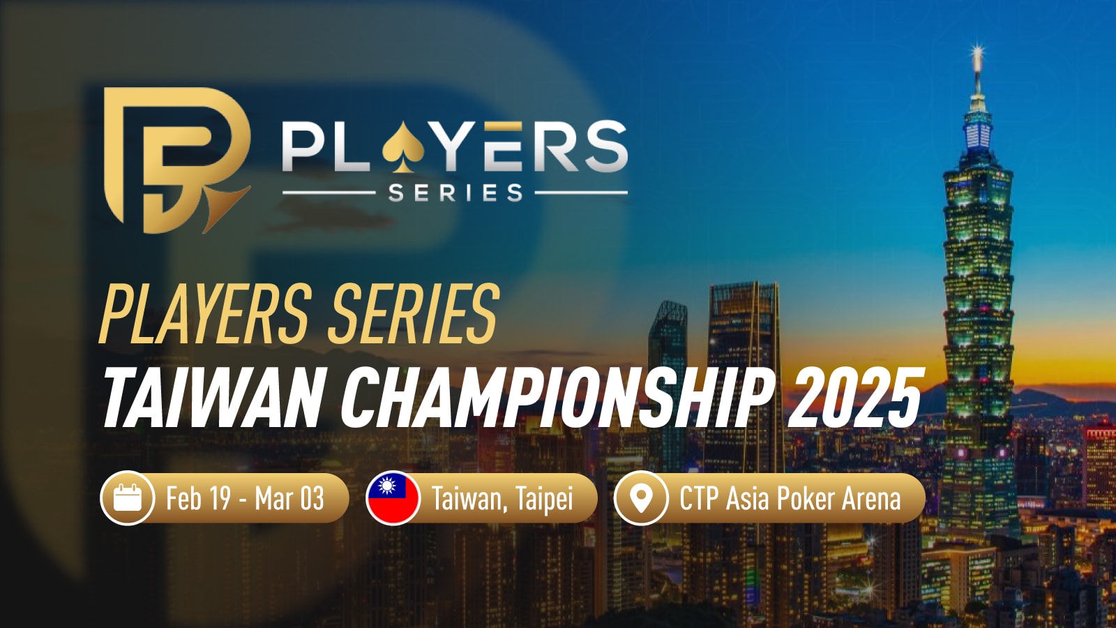 Players Series Taiwan Championship 2025 / Flight B ($0) | 2025.02.24