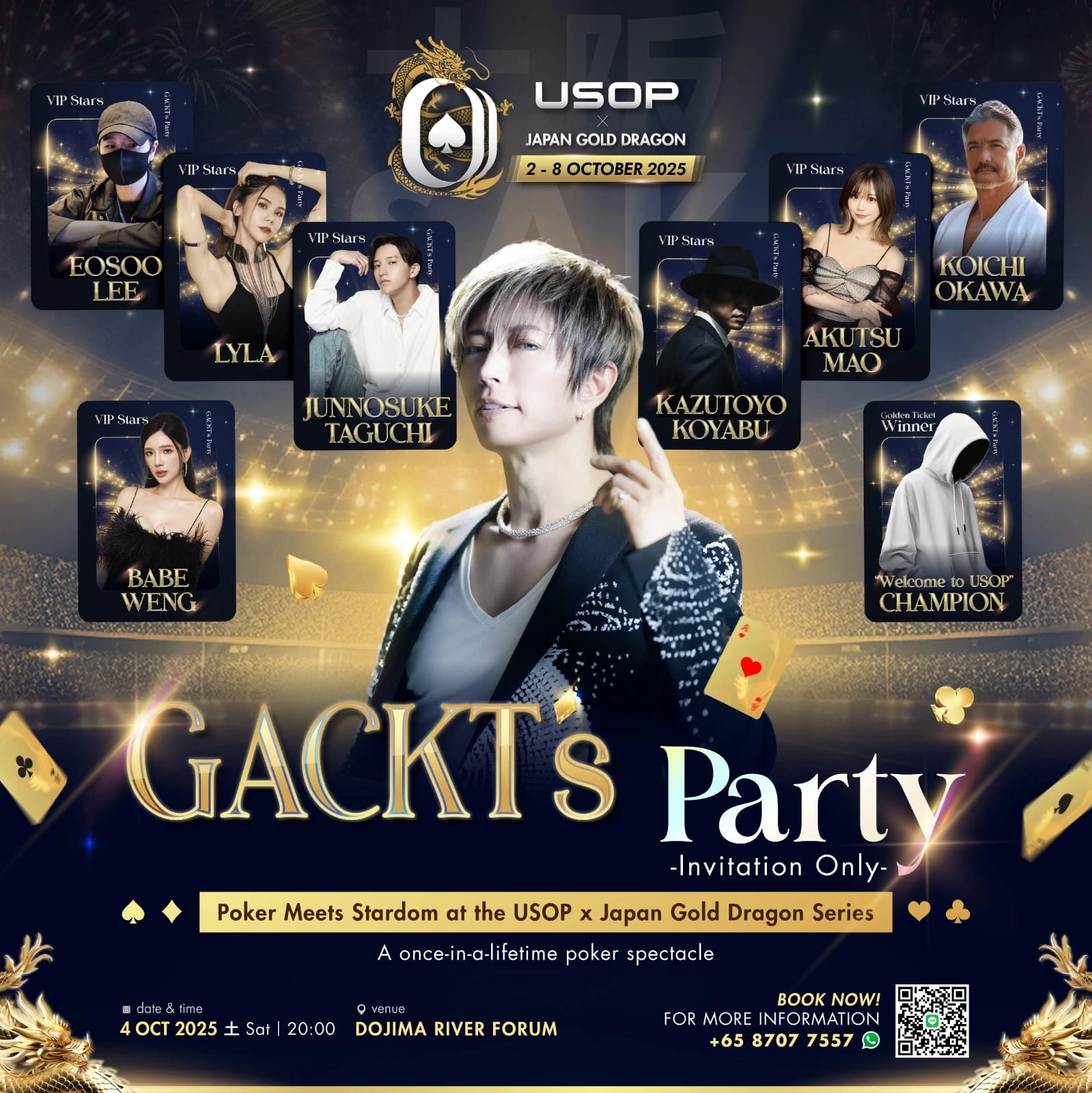 Welcome to GACKT's Party! - SOMUCHPOKER