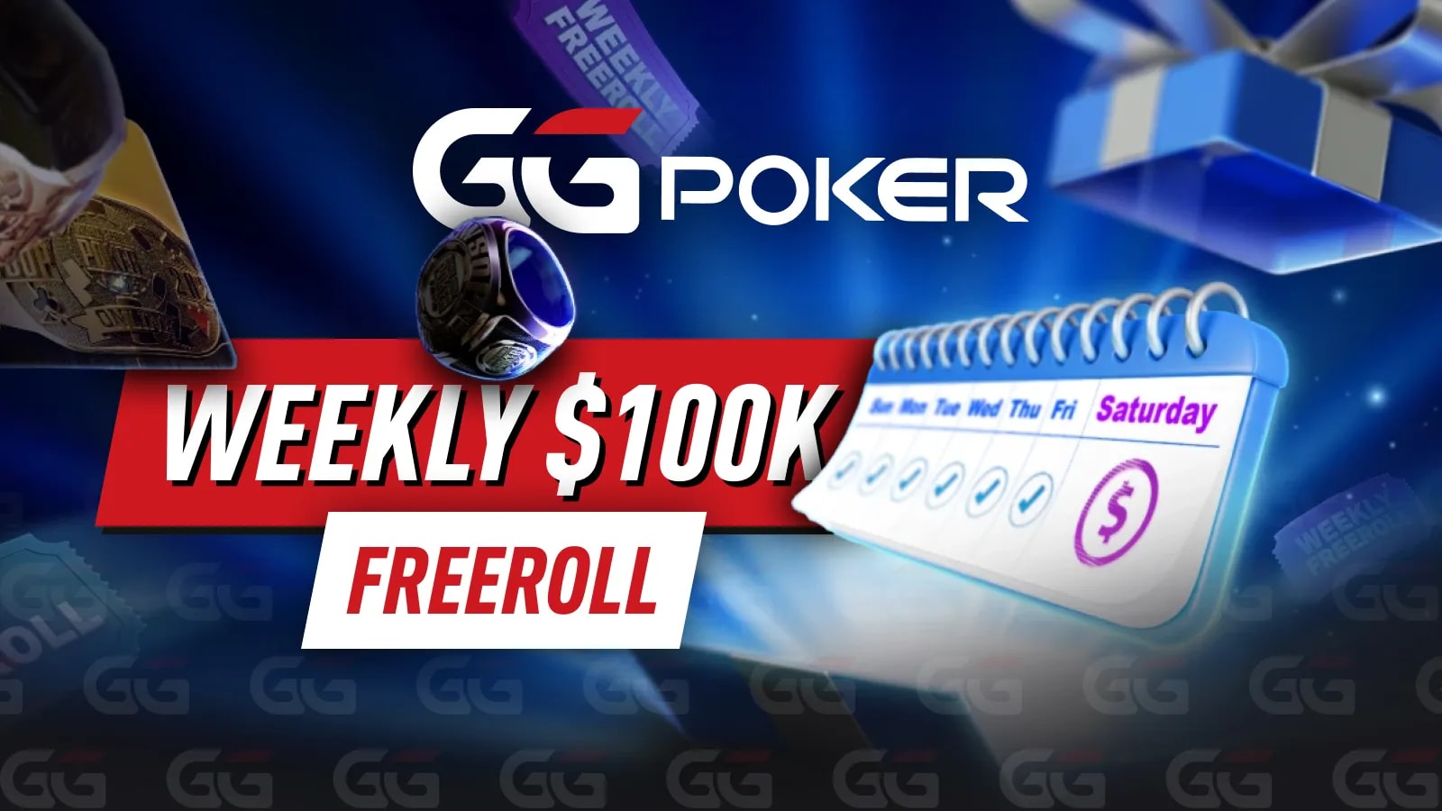 GGPoker Freeroll - Play for Your Share of $100K Every Week