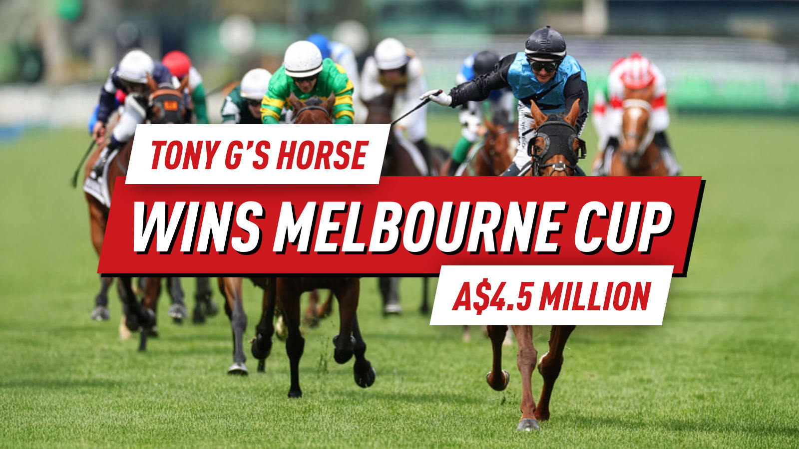 Run Tony Shells Tony G’s Amazing Horse Delivers $4.5M Win at Melbourne Cup