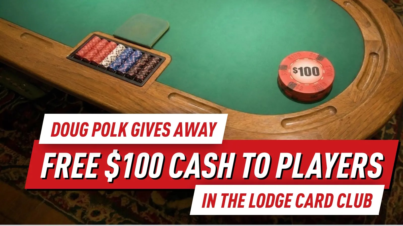 Doug Polk Surprises Texas Poker Players with Free $100 Chips