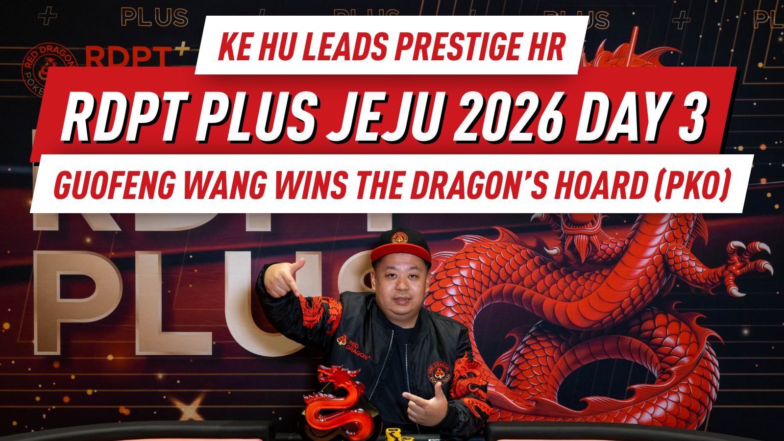 RDPT Plus Jeju 2026: Wang Wins PKO; Hu Leads Prestige HR