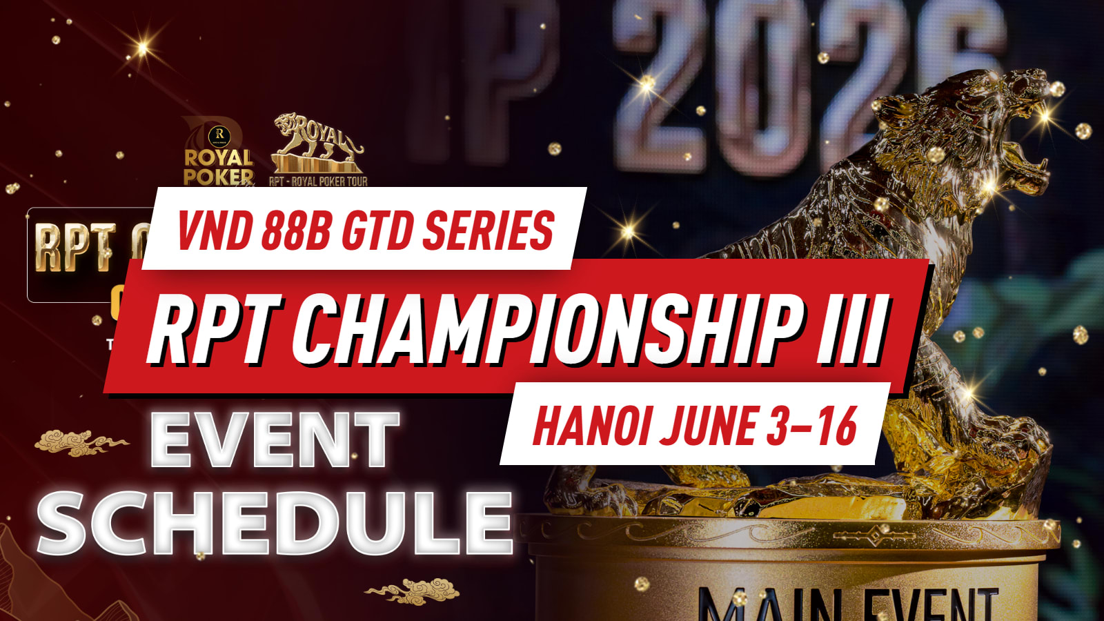 RPT Championship III Hanoi 2026 Main Event 20B GTD