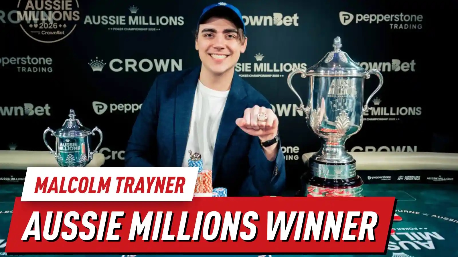Malcom Trayner Wins Aussie Millions Main Event