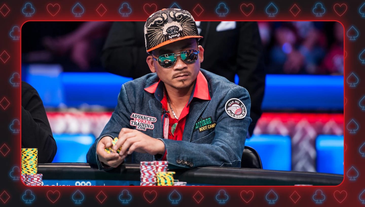 Tâm Lý Học Poker: Sự Thật Về Trang Phục Thi Đấu Poker của các tuyển thủ chuyên nghiệp 4 Qui Nguyen với chiếc mũ lưỡi trai