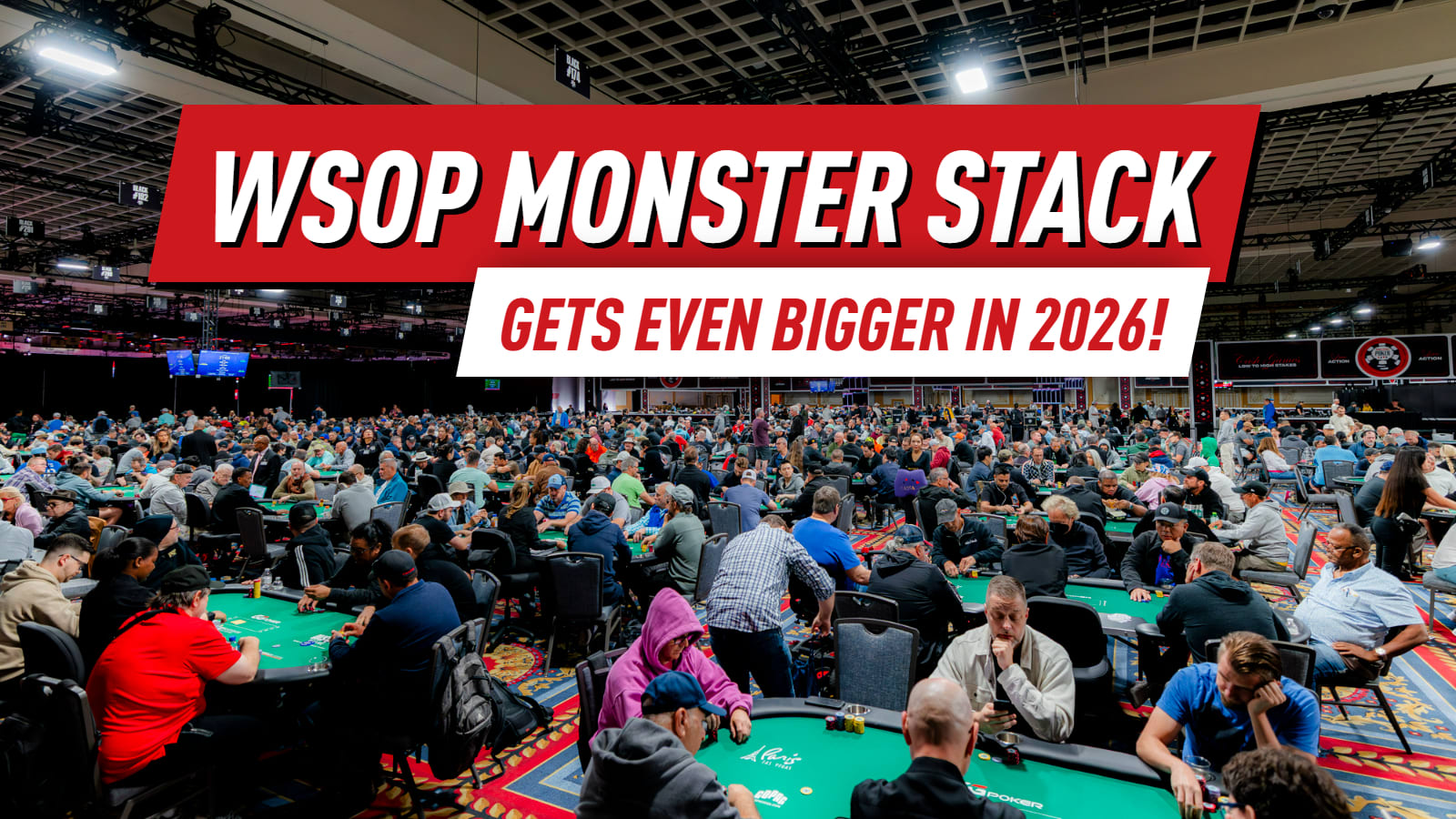 WSOP Monster Stack 2026 Draws 11,933 Entries In Las Vegas