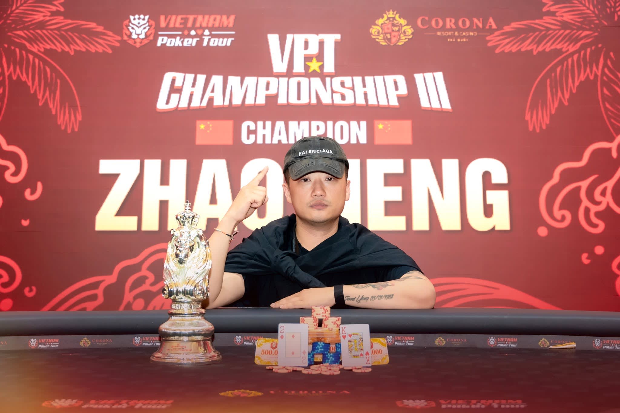 Giải đấu VPT Championship III 2026 khép lại với chiến thắng vang dội của Phan Công Song tại Main Event 2 Neng Zhao
