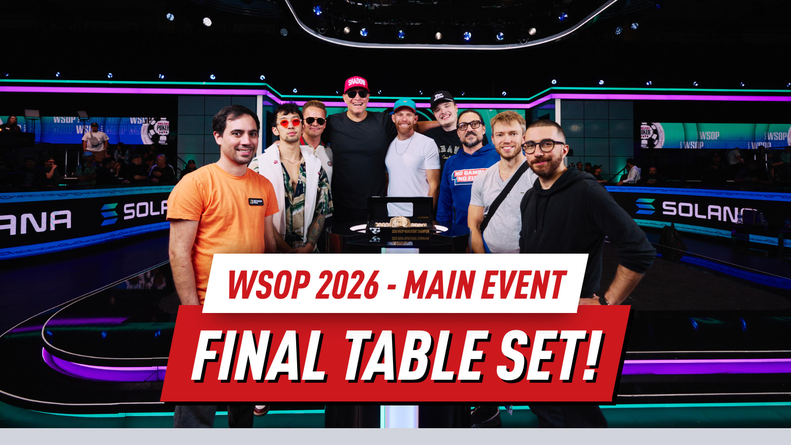 WSOP 2026 Main Event: Lucas Jumalon Leads Final Table