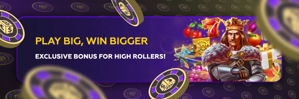 Playfina Casino Bonus - Exclusive High Roller Bonus