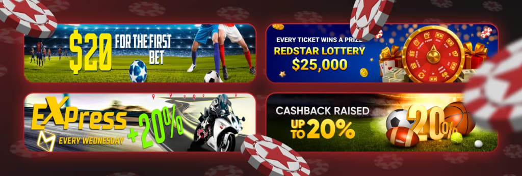 Redstar Poker and Casino Promotions