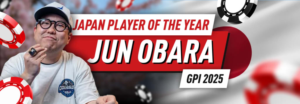 Jun Obara Japan GPI Player of the Year in 2025
