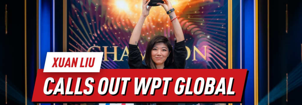 WPT Global is being called out for using their ex player's face in new ads.