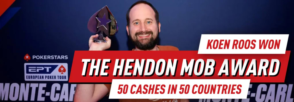 Koen Roos - The Hendon Mob Award 2025