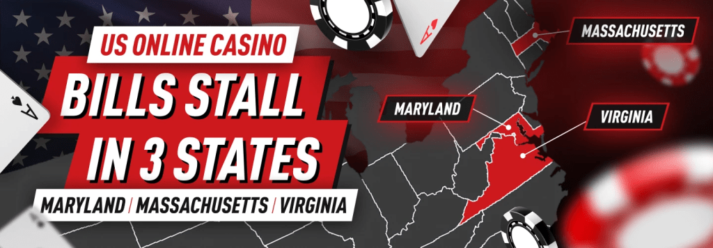 US online casino bills stalled in 2026
