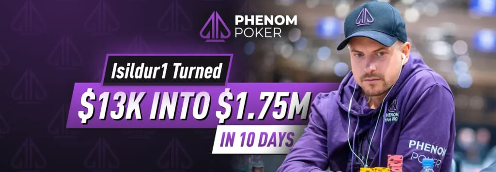 Isildur1 Viktor Blom wins 1.75 million USDT on Phenom Poker in April 2026