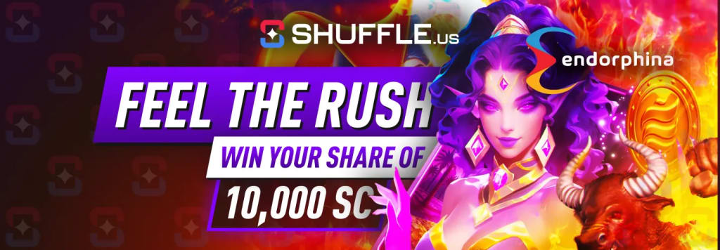Shuffle.us Feel the Rush: Win a Share of 10,000 SC in the Endorphina Tournament