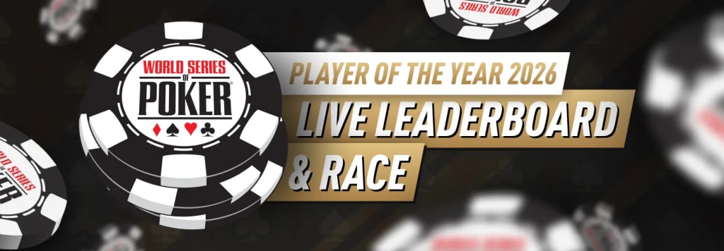 WSOP Player of the Year 2026 leaderboard and trophy