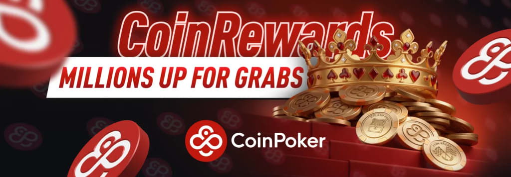 CoinPoker CoinRewards rakeback system paying millions monthly