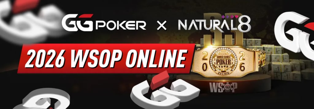 WSOP Online 2026 on GGPoker - 33 bracelet events, August 16 to September 29