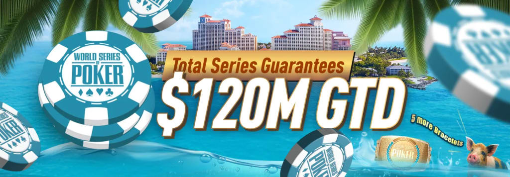 WSOP Paradise 2026 at Baha Mar Resort, Nassau - 20 bracelet events and $120 million guaranteed