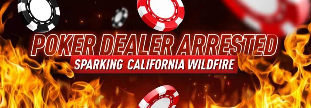 California wildfire poker dealer
