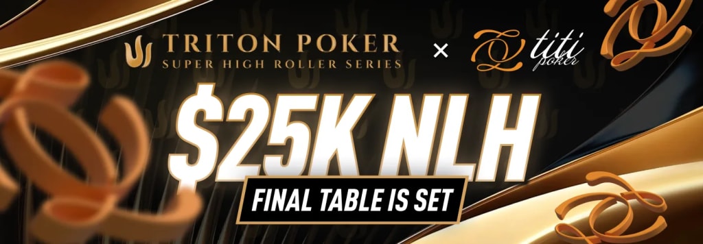 $25K NLH Titi Poker final table is set at the Triton Super High Roller Series in Jeju