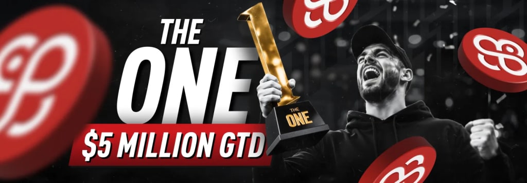 CoinPoker - The One tournament with $5,000,000 guaranteed and $1,000,000 for first place