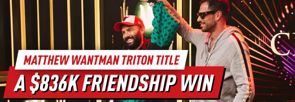 Matthew Wantman Triton title