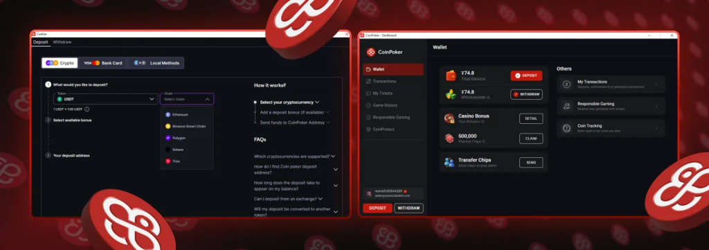 CoinPoker Deposit – Activate the 150% Bonus with SMPBONUS