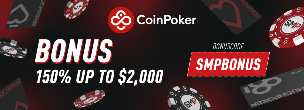 Best CoinPoker Bonus Code - SMPBONUS