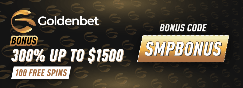 Goldenbet Promo Code 2025 - SMPBONUS | Deposit Bonus 300% up to $1,500